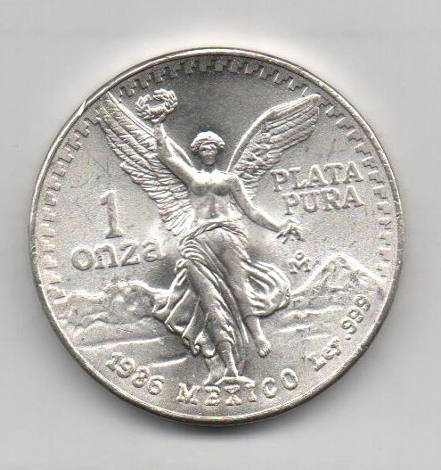 MEXICO DEL AÑO 1986 DE 1 ONZA